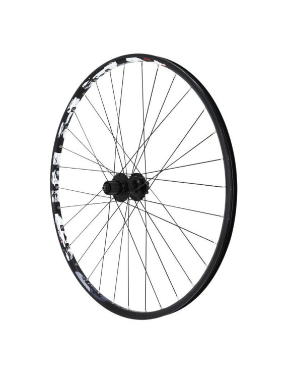 ROUE VTT 29" KARMA DISC ARRIERE NOIR DOUBLE PAROI MOYEU SHIMANO M475 6 TROUS POUR CASSETTE SHIMANO-SRAM 11-10-9-8V.  - 21mm INT