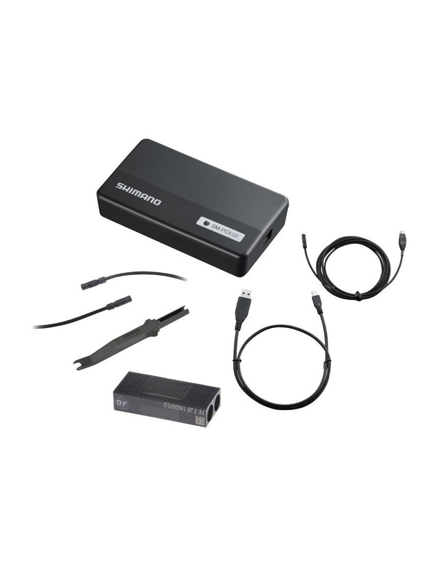 OUTIL DIAGNOSTIQUE SHIMANO SM-PCE02 POUR VAE - DI2 - STEPS - E-tube (LIVRE AVE CABLE PC-LINK, CABLE USB, CABLE EW-SD50, JONCTIO