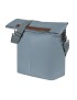 SACOCHE ARRIERE VELO LATERALE SAC BANDOULIERE BASIL CITY SHOPPER VEGAN BLEU IMITATION CUIR DROIT-GAUCHE 14-16L FIXATION HOOK-ON
