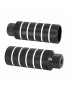 REPOSE PIED BMX ALU DIAM 36 mm NOIR  LONG 100 mm  POUR AXE DE 3-8 (PAIRE)