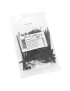COLLIER DE SERRAGE NYLON TYPE RILSAN 2,5x100mm NOIR (VENDU PAR 100)  -SELECTION P2R-