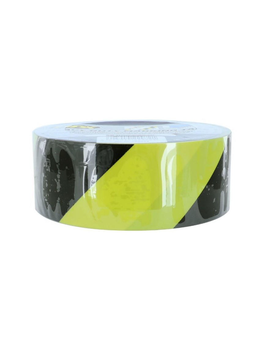 RUBAN ADHESIF DE SECURITE HPX RESISTANT A TOUTE EPREUVE JAUNE-NOIR 48 mm x 33 M