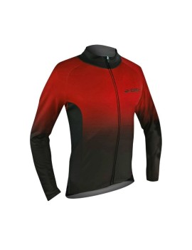 MAILLOT GIST HOMME MANCHES LONGUES DIAMOND ZIP TOTAL ROUGE L     -5663