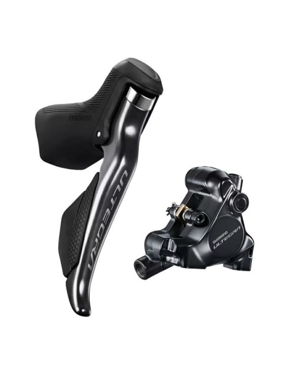 LEVIER-MANETTE ROUTE SHIMANO ULTEGRA DI2 8170 DROIT 12V POUR FREIN A DISQUE AVEC DURITE 1700mm ET ETRIER ASSEMBLES