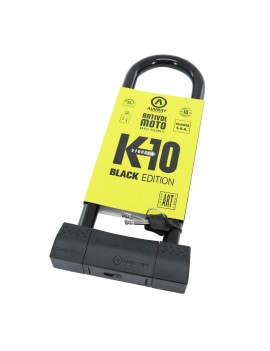 ANTIVOL U AUVRAY K10 BLACK EDITION  85x310mm  (DIAM 18mm) (CLASSE SRA)