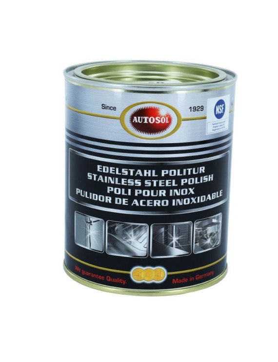 POLISH METAL AUTOSOL STAINLESS STEEL POUR ACIER INOXYDABLE (POT 750 ml) (MADE IN GERMANY - QUALITE PREMIUM)