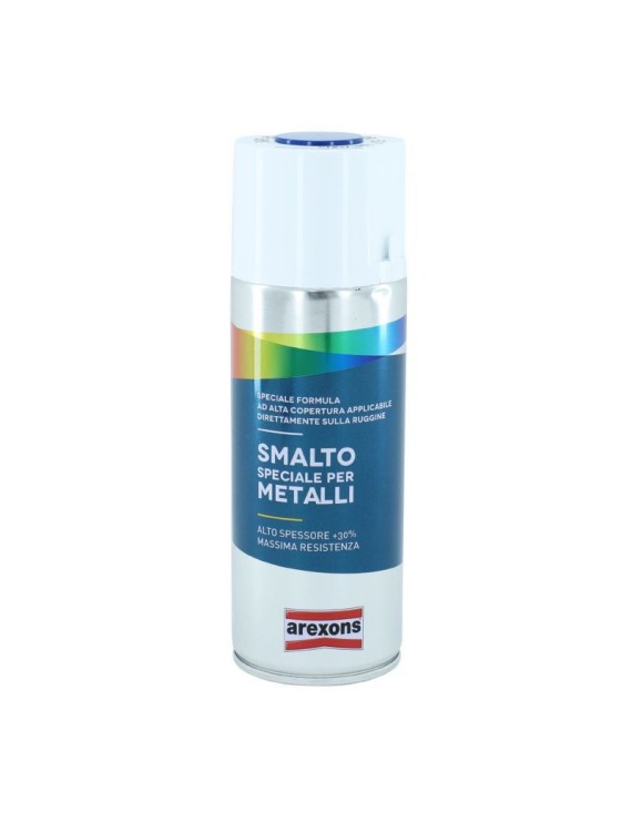 BOMBE DE PEINTURE AREXONS SMALTO SPECIAL METAL BRILLANT BLEU TRAFIC RAL 5017 AEROSOL 400 ml (3845)