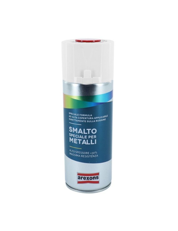 BOMBE DE PEINTURE AREXONS SMALTO SPECIAL METAL BRILLANT ROUGE TRAFIC RAL 3020 AEROSOL 400 ml (3815)