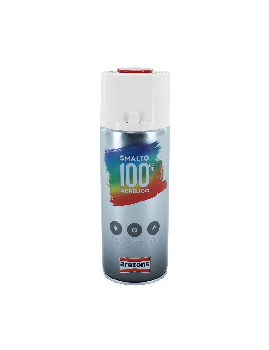 BOMBE DE PEINTURE AREXONS ACRYLIQUE 100 ROUGE AEROSOL 400 ml (3614)