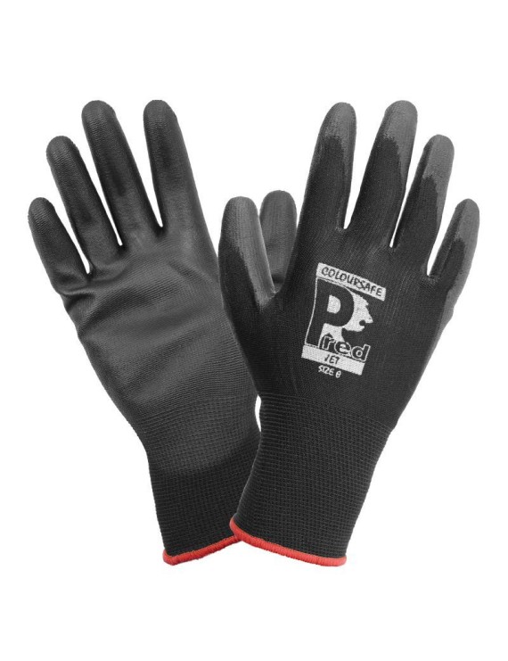 GANTS ATELIER POLYURETHANE NOIR HOMOLOGUE CE - TAILLE  8  (PAIRE)