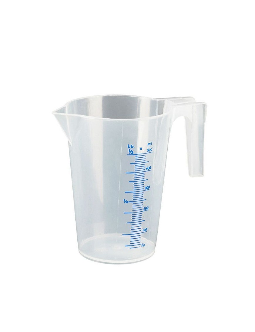 DOSEUR-BROC PRESSOL EN POLYPROPYLENE GRADUE TRANSPARENT  500ml  (VENDU A L'UNITE)