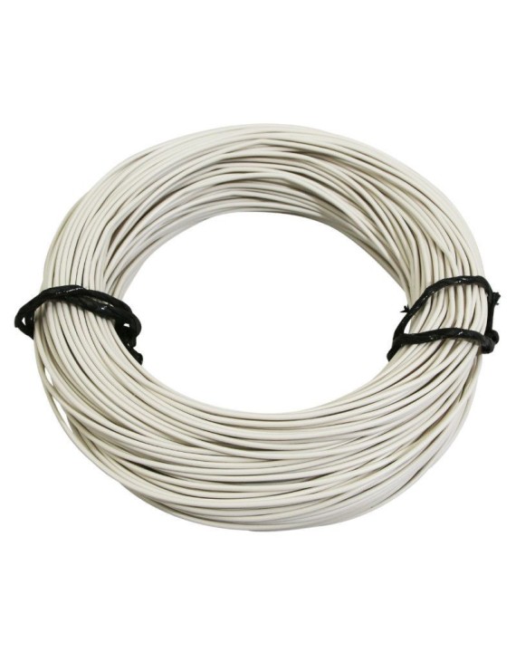 FIL ELECTRIQUE  0,50mm2  7-10  MULTIBRIN  BLANC (50M)  -SELECTION P2R-