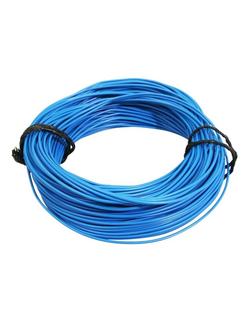 FIL ELECTRIQUE  0,50mm2  7-10  MULTIBRIN  BLEU (50M)  -SELECTION P2R-