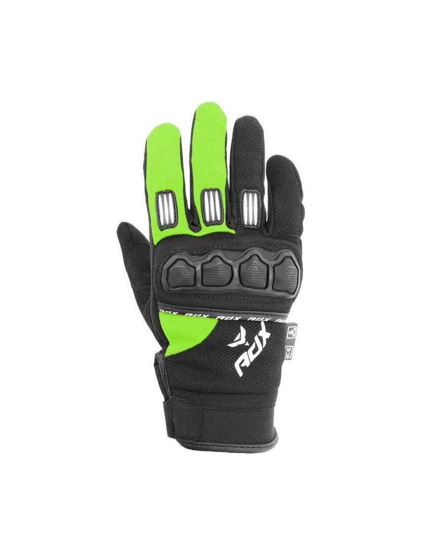 GANTS CROSS ADX TOWN NOIR-VERT FLUO  T 9 (M)  (HOMOLOGUE EN 13594:2015)