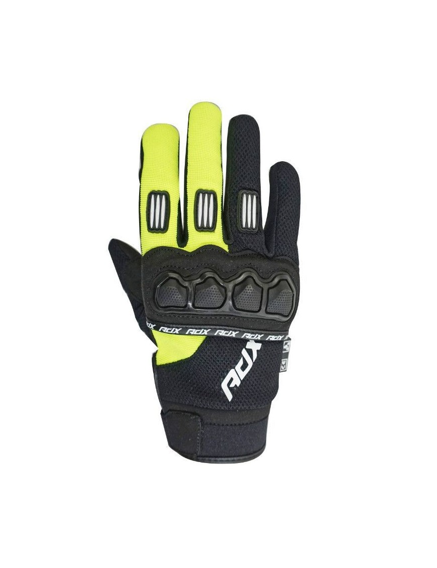 GANTS CROSS ADX TOWN NOIR-JAUNE FLUO  T12 (XXL)  (HOMOLOGUE EN 13594:2015)