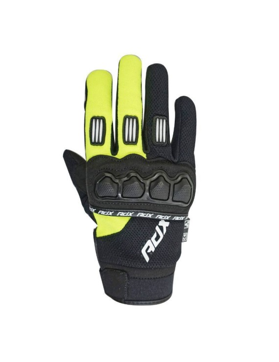 GANTS CROSS ADX TOWN NOIR-JAUNE FLUO  T10 (L)  (HOMOLOGUE EN 13594:2015)