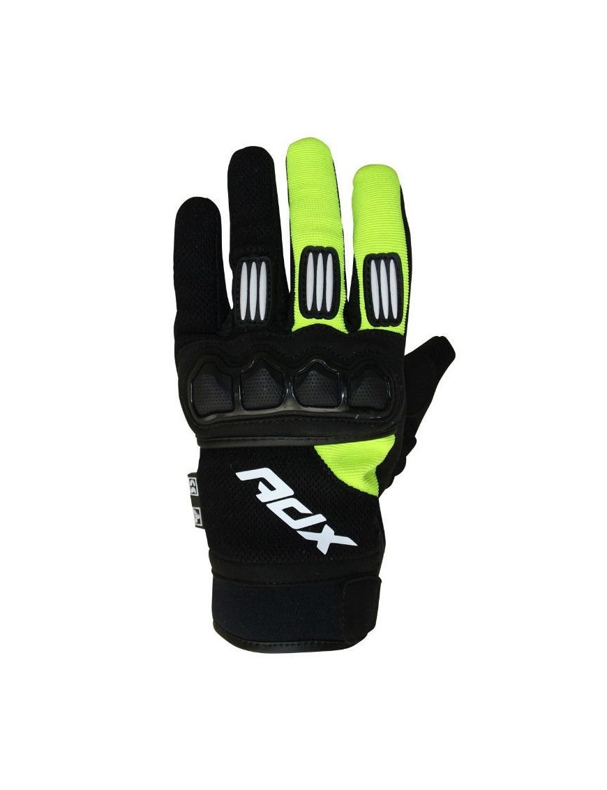 GANTS CROSS ADX TOWN NOIR-JAUNE FLUO  T 9 (M)  (HOMOLOGUE EN 13594:2015)