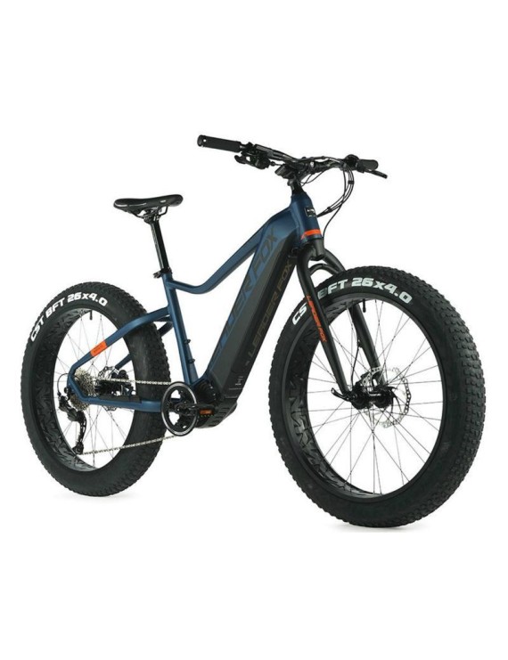 VELO ELECTRIQUE-VAE VTT FATBIKE 26 LEADER FOX BRAGA 2023 BLEU TIGRE 9V MOTEUR CENTRAL BAFANG M510 36V 95Nm BATTERIE 20Ah (20''