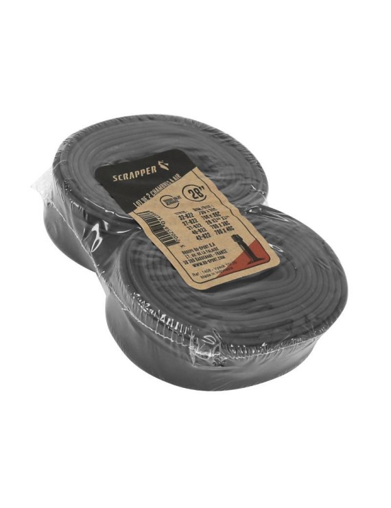 CHAMBRE A AIR VELO 700 x 35 IMPORT VALVE STANDARD (LOT DE 2)