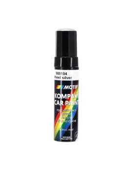 STYLO DE RETOUCHE PEINTURE MOTIP ARGENT POUR JANTE 12 ml