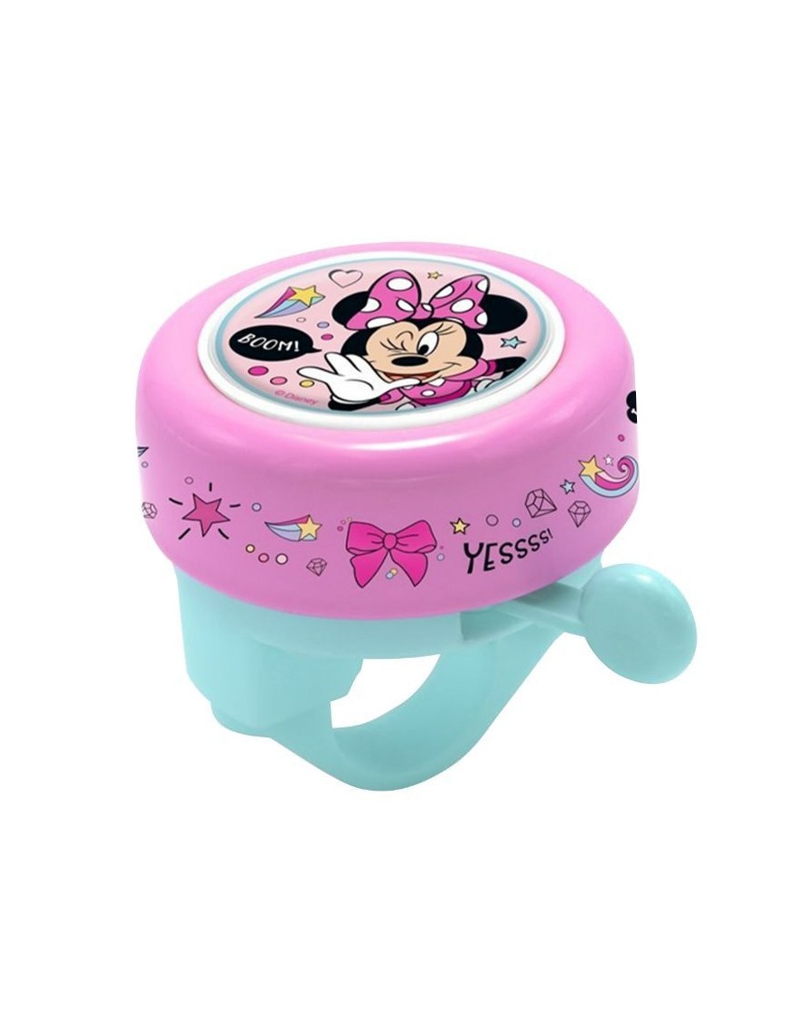 SONNETTE ENFANT TIMBRE DISNEY MINNIE ROSE 55mm (VENDU A L'UNITE)