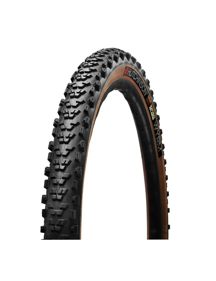 PNEU VTT 29 X 2.40 HUTCHINSON WYRM HARSKIN RACING LAB COLORI TAN NOIR-BEIGE TS TUBETYPE-TUBELESS READY (57-622) - TRAIL ET  DOW