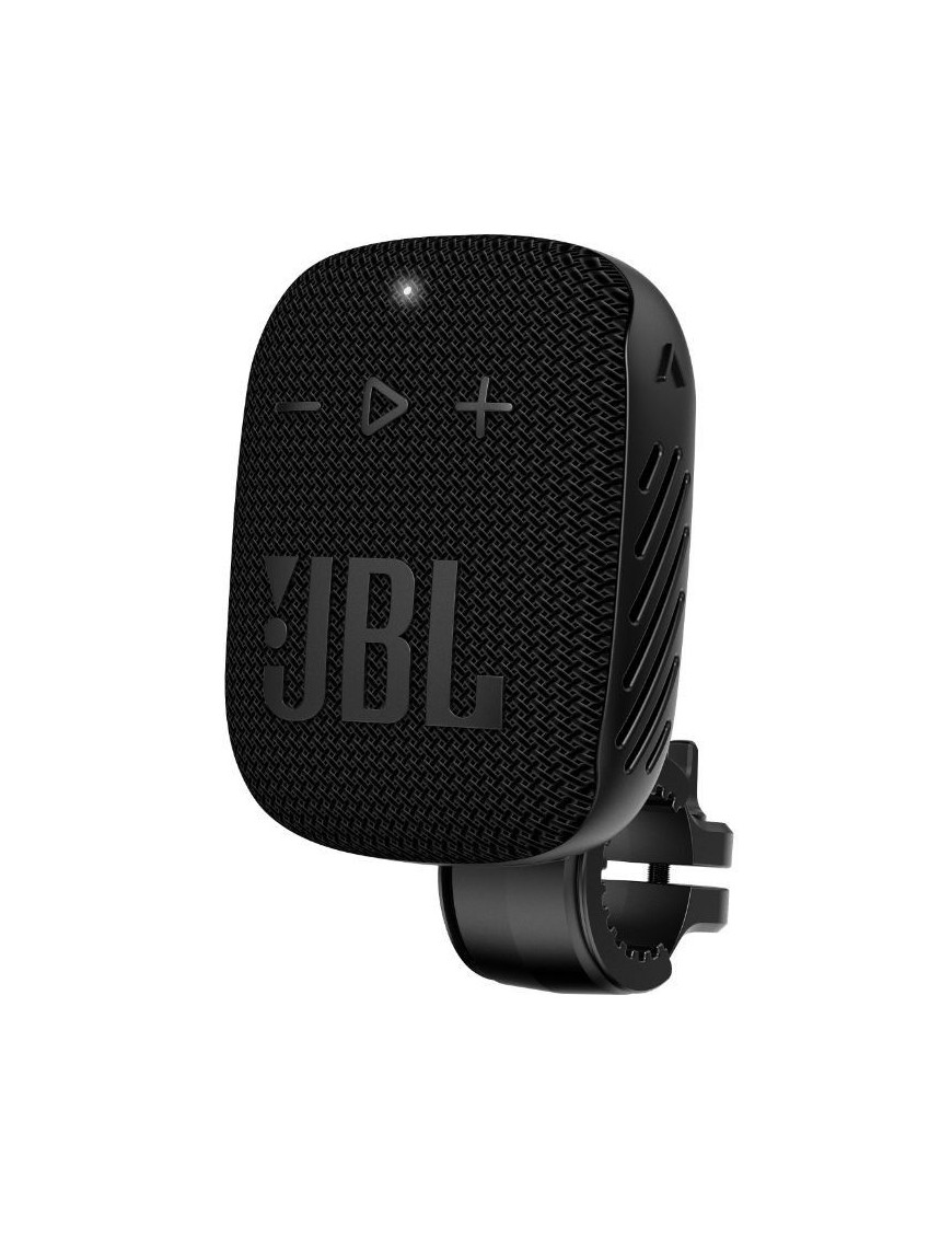 ENCEINTE JBL WIND 3 AVEC SUPPORT FIXATION CLIPS POUR UTILISATION ROUTE - VTT - TROTTINETTE