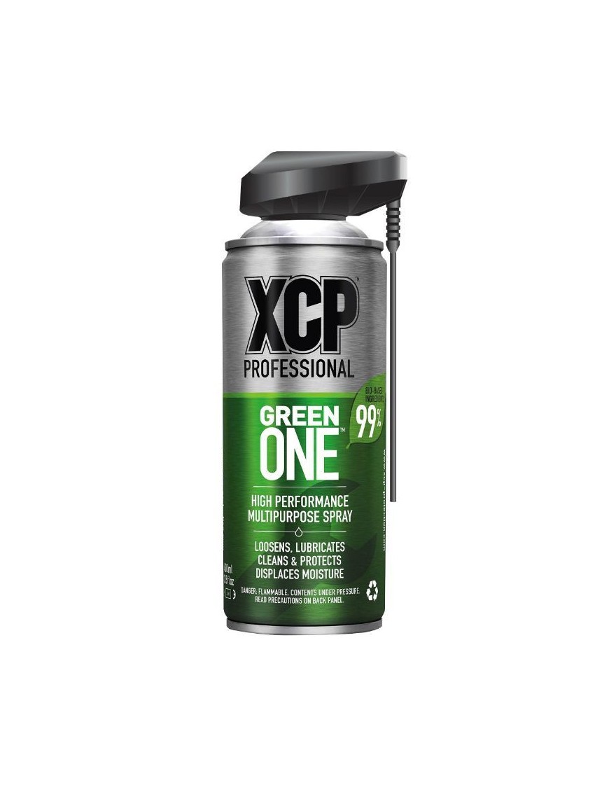 LUBRIFIANT XCP ONE GREEN MULTIFONCTION HAUTE PERFORMANCE DOUBLE POSITION (AEROSOL 400 ml)