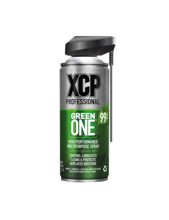 LUBRIFIANT XCP ONE GREEN MULTIFONCTION HAUTE PERFORMANCE DOUBLE POSITION (AEROSOL 400 ml)