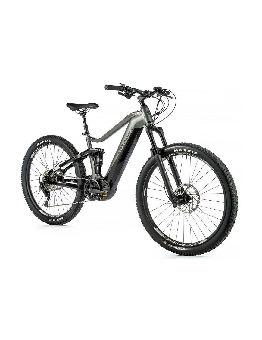 VELO ELECTRIQUE-VAE VTT 29 LEADER FOX ARRAN 2023 TOUT SUSPENDU HOMME GRIS 10V MOTEUR CENTRAL PANASONIC GX ULTIMATE 36V 90Nm BAT