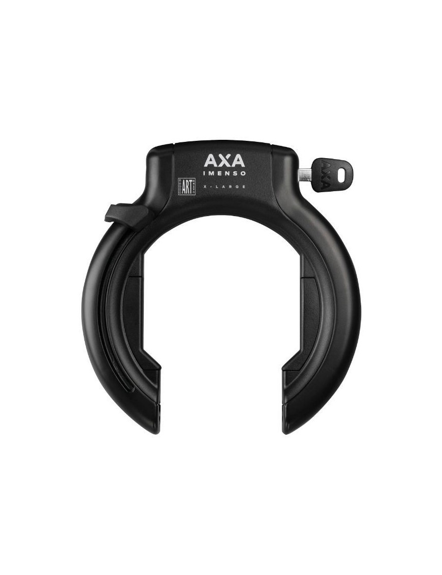 ANTIVOL VELO FER A CHEVAL AXA IMMENSO GRANDE OUVERTURE 92mm NOIR (SANS FIXATION) - COMPATIBLE PLUG ULC- SECURITE NIVEAU 12-15 -