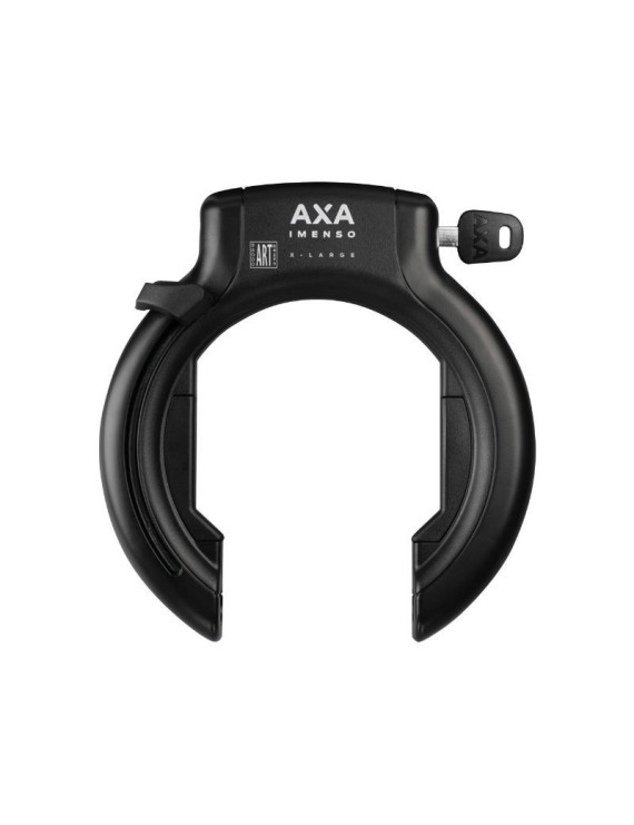 ANTIVOL VELO FER A CHEVAL AXA IMMENSO GRANDE OUVERTURE 92mm NOIR (SANS FIXATION) - COMPATIBLE PLUG ULC- SECURITE NIVEAU 12-15 -