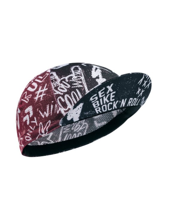CASQUETTE VELO DECO SEX, BIKE, ROCK N ROLL