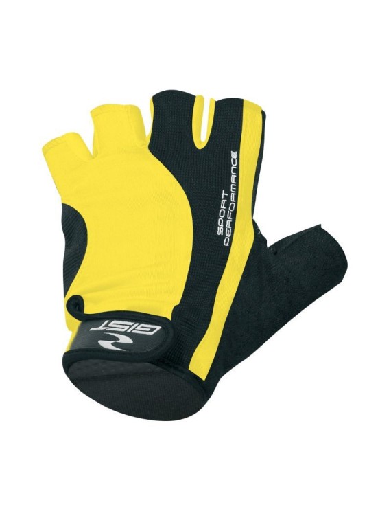 GANTS VELO COURT GIST PRO JAUNE FLUO XXL (PAIRE SUR CARTE) AVEC VELCRO  -5515