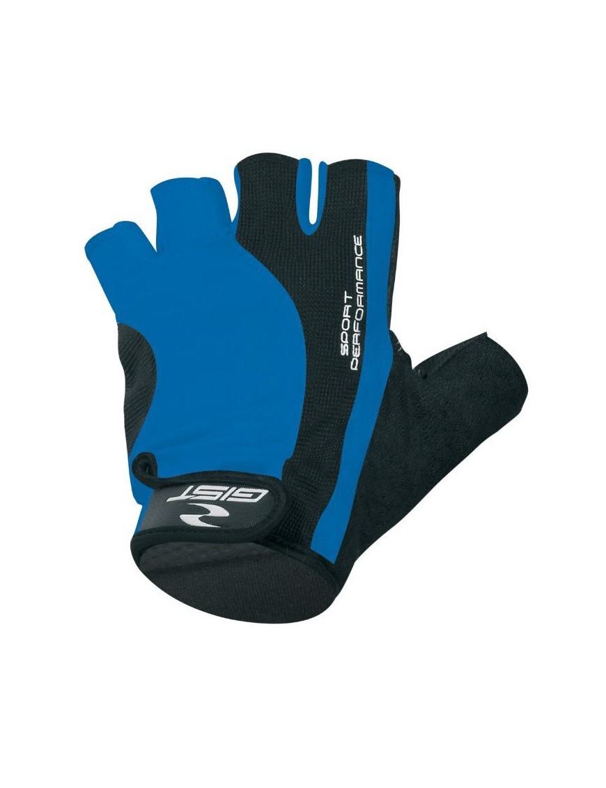 GANTS VELO COURT GIST PRO BLEU XL (PAIRE SUR CARTE) AVEC VELCRO  -5515