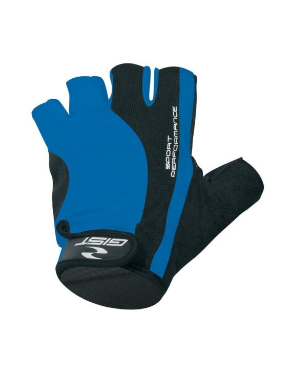 GANTS VELO COURT GIST PRO BLEU L (PAIRE SUR CARTE) AVEC VELCRO  -5515