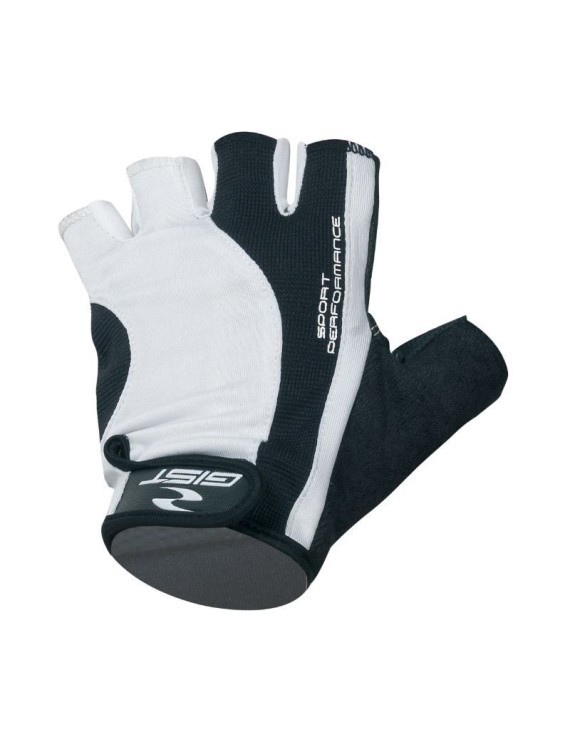 GANTS VELO COURT GIST PRO NOIR-BLANC XXL (PAIRE SUR CARTE) AVEC VELCRO  -5515