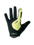 GANTS VELO VTT LONG GIST HERO GEL JAUNE FLUO  M (PAIRE SUR CARTE) COMPATIBLE ECRAN TACTILE -5532