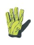 GANTS VELO ENFANT JUNIOR LONG GIST JAUNE FLUO-NOIR 8-10 ANS (PAIRE SUR CARTE) SANS VELCRO  -8157