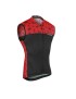 MAILLOT GIST HOMME TATTOO SANS MANCHES ZIP TOTAL NOIR-ROUGE L    -5356