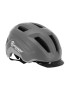 CASQUE VELO ADULTE AUVRAY URBAIN CITY PREMIUM GRIS DOUBLE IN-MOLD AVEC ECLAIRAGE INTEGRE AIMANTE USB TAILLE 56-63 REGLAGE MOLET