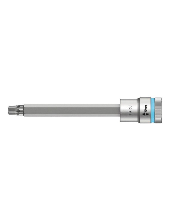 DOUILLE TORX WERA 8767 HF ZYKLOP 1-2 DIAM 50 mm LONGUEUR 140 mm (VENDU A L'UNITE)  -MARQUE ALLEMANDE POUR LES ATELIERS-
