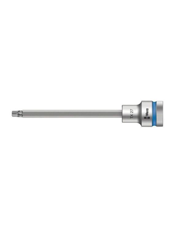 DOUILLE TORX WERA 8767 HF ZYKLOP 1-2 DIAM 27 mm LONGUEUR 140 mm (VENDU A L'UNITE)  -MARQUE ALLEMANDE POUR LES ATELIERS-