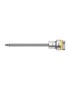 DOUILLE TORX WERA 8767 HF ZYKLOP 1-2 DIAM 25 mm LONGUEUR 140 mm (VENDU A L'UNITE)  -MARQUE ALLEMANDE POUR LES ATELIERS-