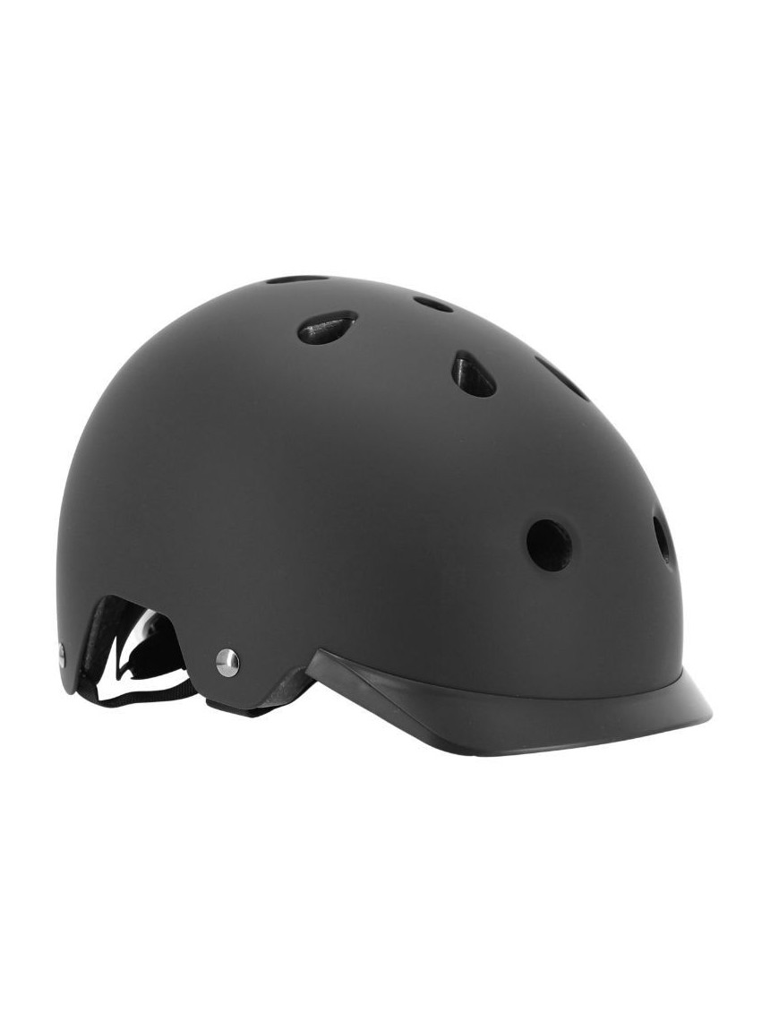 CASQUE VELO ADULTE AUVRAY URBAN NOIR AVEC ECLAIRAGE INTEGRE SUR MOLETTE REGLABLE TAILLE 58-61