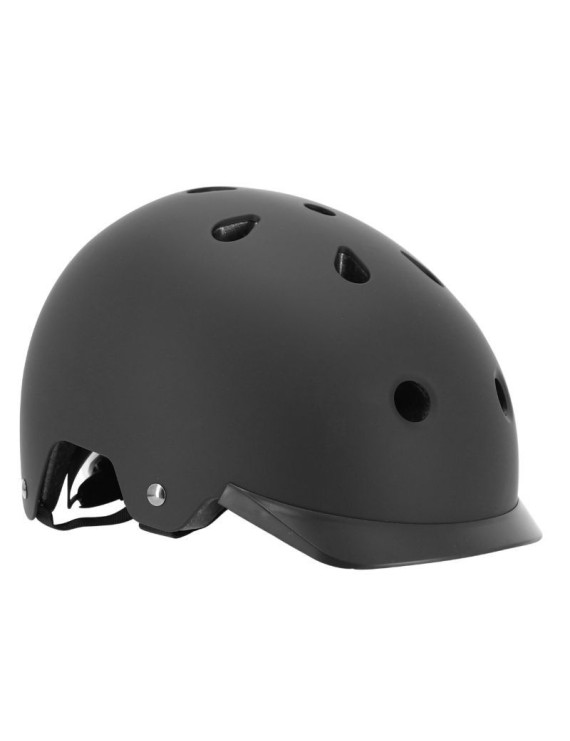 CASQUE VELO ADULTE AUVRAY URBAN NOIR AVEC ECLAIRAGE INTEGRE SUR MOLETTE REGLABLE TAILLE 58-61