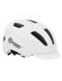 CASQUE VELO ADULTE AUVRAY URBAIN CITY PREMIUM BLANC DOUBLE IN-MOLD AVEC ECLAIRAGE INTEGRE AIMANTE USB TAILLE 59-63 REGLAGE MOLE