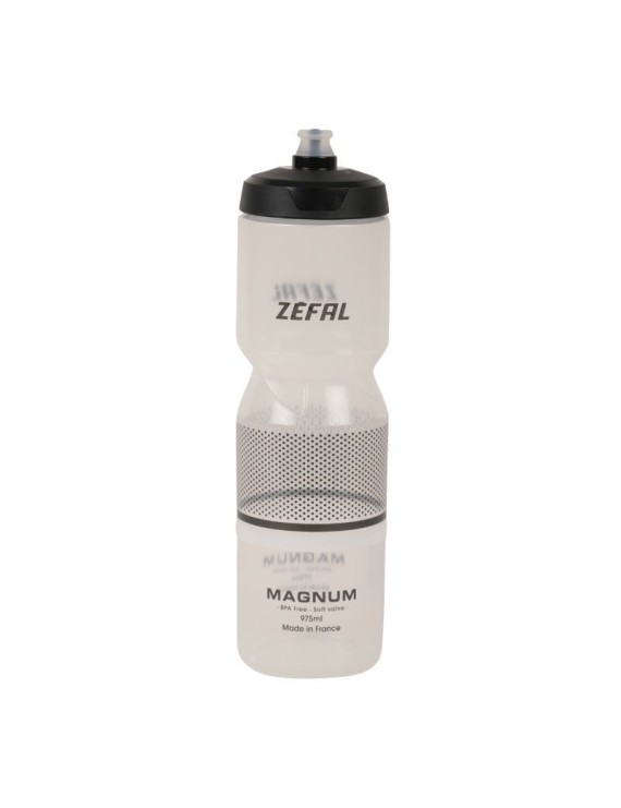 BIDON ZEFAL MAGNUM 1L TRANSLUCIDE FUME TETINE SOFT-CAP (VISSABLE) (SE MONTE SUR TOUS LES PORTE-BIDONS)