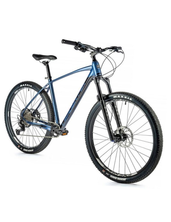 VELO MUSCULAIRE VTT 29 LEADER FOX EMPORIA 2023 BLEU TIGRE 11V CADRE 22 POUCES (TAILLE ADULTE 190 à 198 cm)