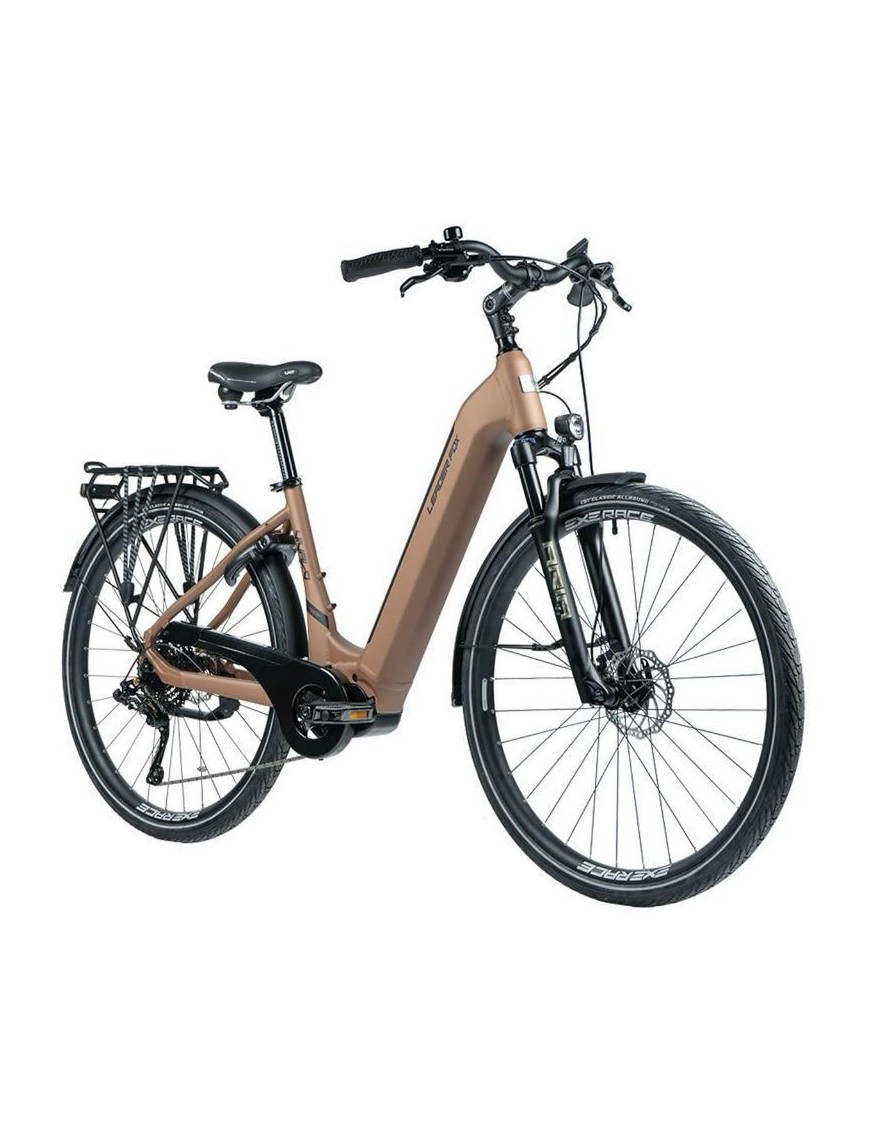 VELO ELECTRIQUE-VAE CITY 28 LEADER FOX VIVALO 2023 MIXTE CUIVRE 9V MOTEUR CENTRAL BAFANG M420 36V 80Nm BATTERIE 15Ah (18'' - H4